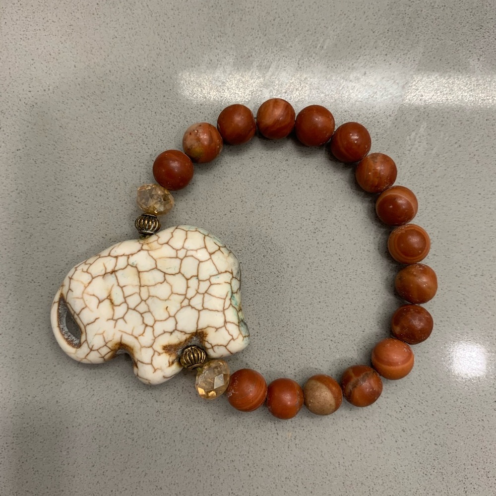 Elephant Bracelet Beaded